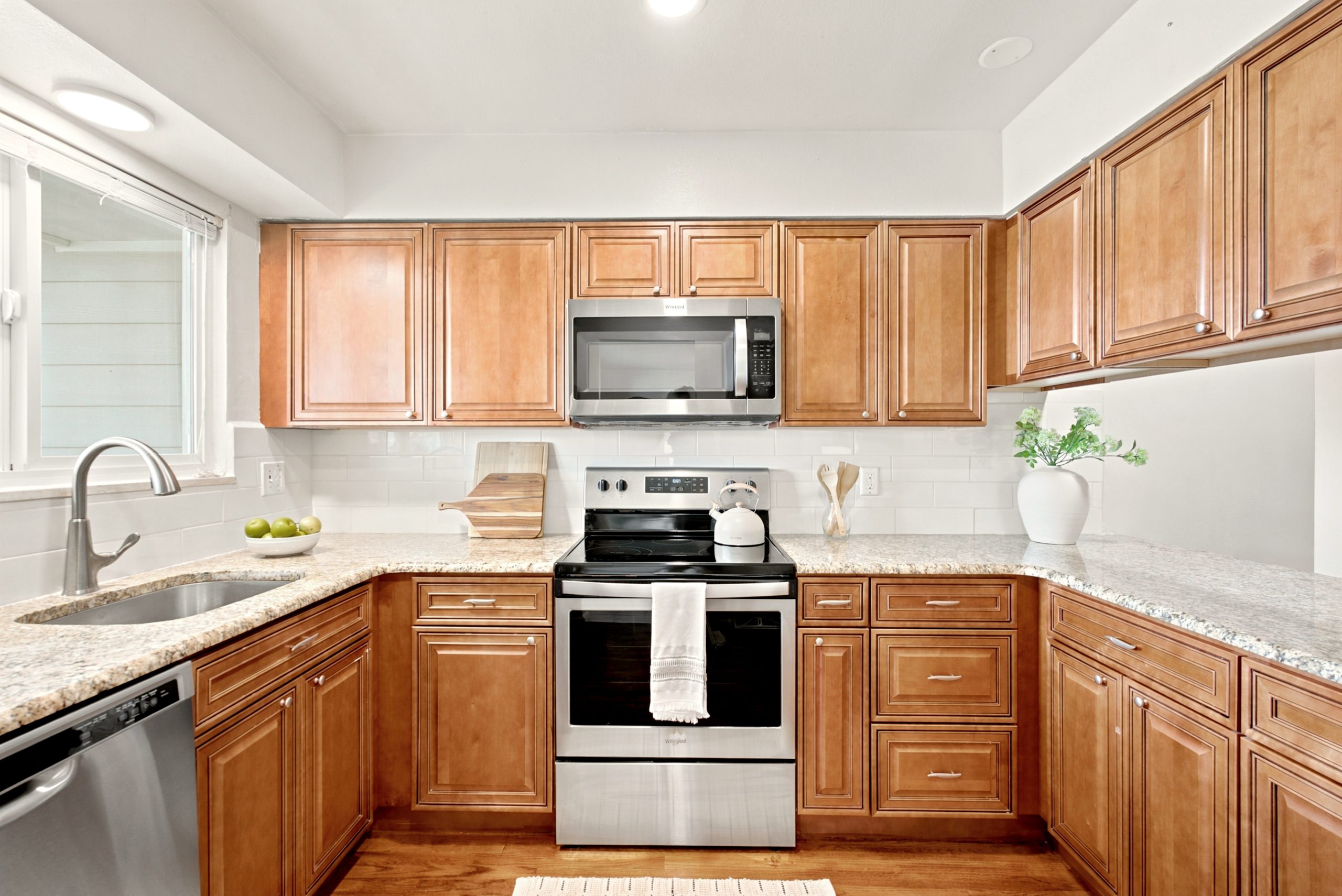 Updated kitchen at 1455 S Hoyt Street